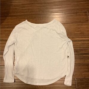 White Long Sleeve Top